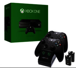 MICROSOFT  Xbox One - 500 GB & Twin Docking Station Bundle